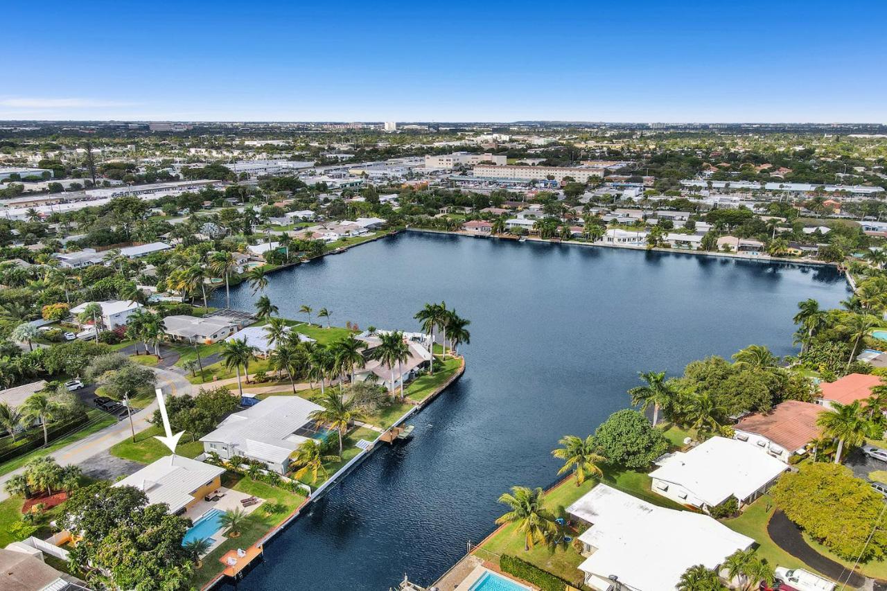 New! Waterfront Heated Pool & Jacuzzi 2 Mi To Beach - Fishing Pier Relaxing Spa & Hammock Fort Lauderdale Exterior foto